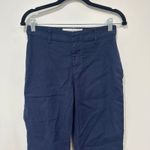 Frank & Eileen Womens Kinsale Performance Pant Navy Blue‎ NEW Cotton Flax size 2 Blue Photo 2