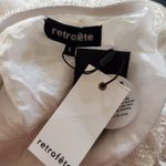 Retrofête Retrofete Ella Sequin Dress in White Size Large One Shoulder NWT One Shoulder Photo 8