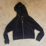 EXPRESS Velour Zip-Up Hoodie Photo 0