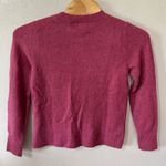 J.Crew Extra Soft Yarn Sweater Crewneck Pullover Raspberry Womens Size Medium Photo 3
