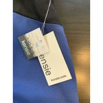 Kensie NWT  Top Women's Small Blue Black Shell Color Block Corpcore Office Church Photo 5