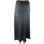 See You Monday Black High Waisted Pull On Midi Maxi Bodycon A-Line Skirt Size M Photo 2