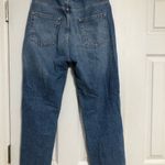 ZARA  distressed ripped‎ jeans medium wash women's size 8 buttonfly high rise Photo 8