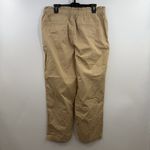 Loft  Khaki Poplin Jogger Pant NWT Size L Photo 2
