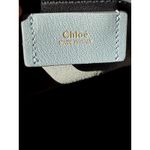 Chloé Dylan Leather Tote Baby Blue Gray Made In Italy Gold Hardware Carryall Photo 3