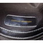 Adrienne Vittadini Black Weekender Tote Bag Double Handle Vegan Leather Zip Top Photo 9