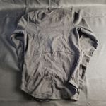 Free People  Seamless Lace‎ Up Layering Long Sleeve Top Black Small Photo 2