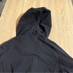 Lululemon Stride Athletic Jacket in Black Mock Neck Full Zip Hoodie Size 4 EUC Photo 6