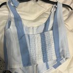 Blue striped set! Size XS Photo 1