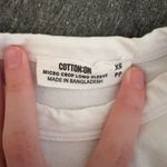 Cotton On  Micro Crop Long Sleeve White Photo 1