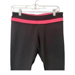 Lululemon Run: Inspire Crop II Leggings – Size 10 – Black / Hot Pink Photo 1