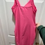 Planet Gold Pink Asymmetrical Mini Dress Photo 0
