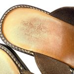 Coach And Four Italy Women's Size 8.5 Shoes Brown Leather Strappy Comfort Sandal Photo 12