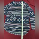 Cuddl Duds Blue and Pink Pajama Set Intimates Sleepwear Photo 2