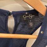 Jessica Simpson  Western Shirt Fringe Blue Festival Racerback S Photo 6