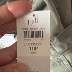 J. Jill Women's Olive Petite Cropped Jeans 16 Straight Leg Ankle in Moss Green Size 16P Photo 5