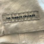Lucky Brand  M- White Tomboy Trucker Jean Jacket Photo 3