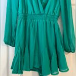 Blue Rain Pleated romper Photo 1