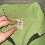 L.L.Bean  Light Green 1/4 Zip Pullover Jacket Photo 1