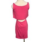 Susana Monaco flounce top back cut out stretch body con tank dress size medium M Photo 1