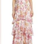 WAYF Floral Tiered Midi Dress flounce Large midi nwot flattering Photo 4