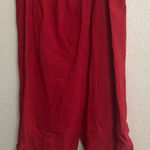 FINAL MARKDOWN B’gauze red capris 1 small Photo 0