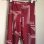 H&M NWT  xs burgundy leggings Photo 1