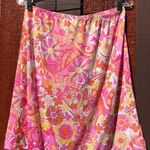 Vintage 80s Pattern Skirt Multiple Size M Photo 0