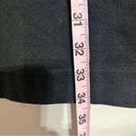 COS Women’s ‎ Black 3/4 Sleeve Knee Length Dress Front Leather Panel Size Medium Photo 4