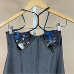 Lululemon Size 8 Roll Out Tank Heathered Black Petal Pop Yoga Flowy Boho Floral Photo 6