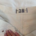 Free People White Denim Shorts Photo 1