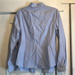 J. McLaughlin  | Blue Long Sleeved Plaid Button Down Shirt Blouse Size 12 Photo 4