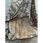 None Black White Cross Hatch Print Sun Dress XL Photo 6