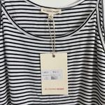 Blushing Heart Stripes & Ruffles of Love White & Navy Striped Tank Top Large New Photo 1