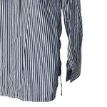Derek Lam  10‎ Crosby button down striped side lace shirt size 8 career office Photo 7