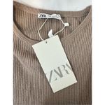 ZARA  Long sleeve crop top size medium Photo 9