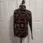 Sherpa Adventure Gear Aztec Patterned Pullover Sweater Brown Size L Photo 4