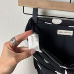 Mara Hoffman  goldie polka dot high waisted tie bikini bottoms black white Photo 5