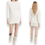 Retrofête Nikki Sequin Dress in White Size Small Photo 10