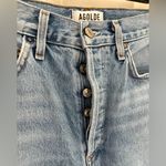 AGOLDE  Women's Riley High-Rise Straight Crop Jeans in the Zephyr Photo 2