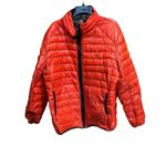 Duck Down Reversible Camo/ Orange Jacket American Outdoorsman Size‎ XL Green Photo 2