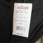 Eyelash Couture Size Large Black Maxi Dress with Tie Neck Photo 2