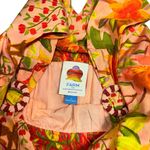 Farm Rio Orange Tropical Tiered Maxi Dress Women’s XS Photo 4