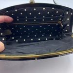 Vintage G.D.K. faux black patent leather two sided clutch Photo 1
