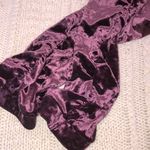 LOGO By Lori Goldstein LOGO size medium burgundy velvet sheen jogger pant Photo 7