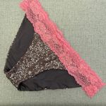 Beach Bunny  Sequin Bikini Bottom Gray Pink Photo 7