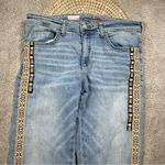 Pilcro  Women’s The Slim Boyfriend Mid Rise Relaxed Jeans Side-Leg Embroidery 30T Photo 4