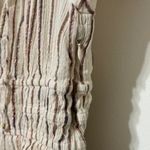 Ulla Johnson  Rosalind Dress in Cream Size 4 Women’s Striped Metallic Photo 7