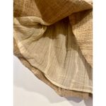 Womens Edun Boho Natural handwoven Rustic Cropped Cardigan Jacket Linen Cotton S Tan Photo 5