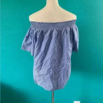 J.Crew  Womens Off-The-Shoulder Top in size 12 Photo 1